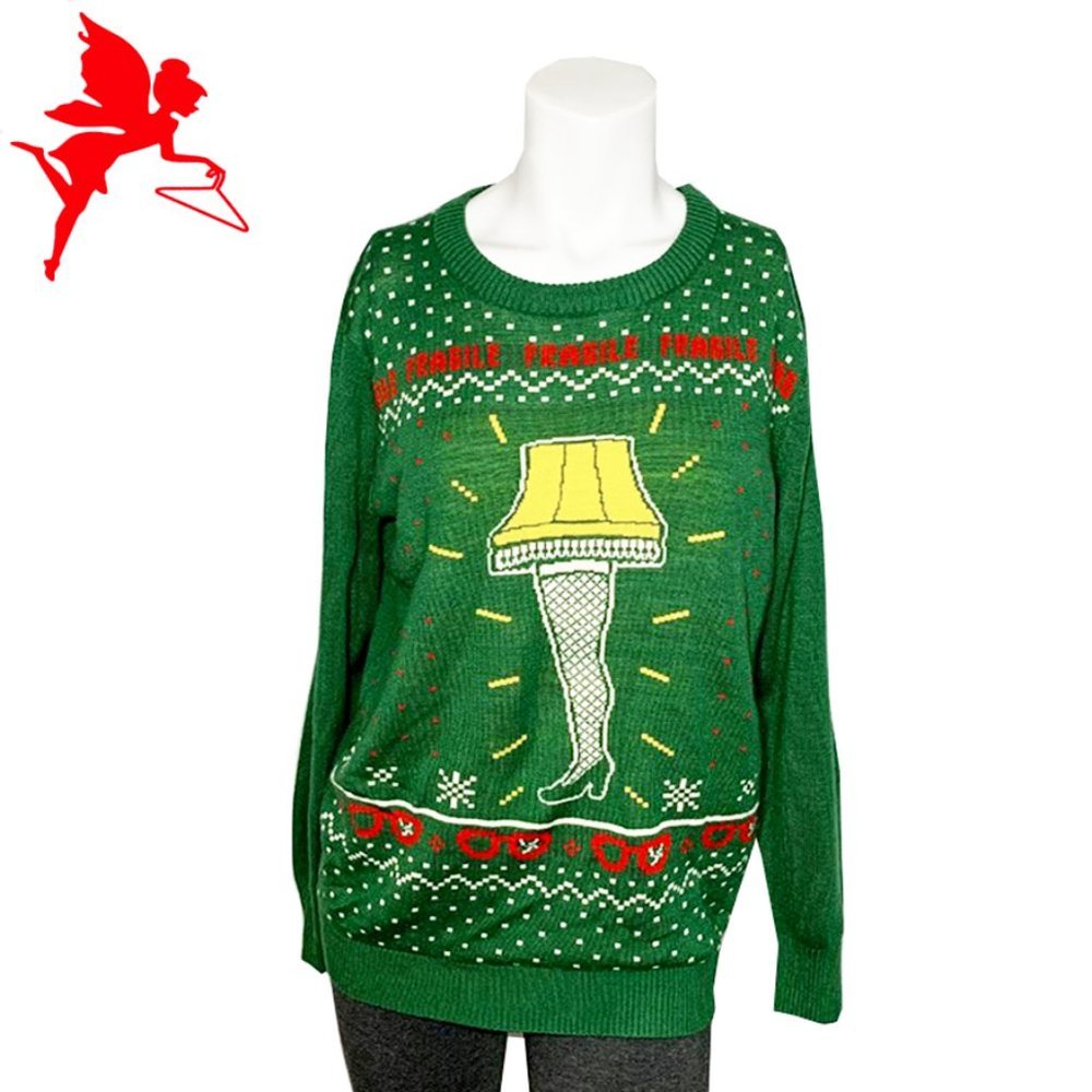 A CHRISTMAS STORY Holiday Leg Lamp sweater
